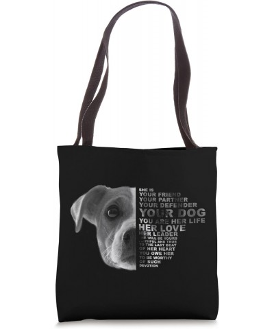 She Is Your Friend Your Partner Your Dog Jack Russell Tote Bag $13.19 Totes