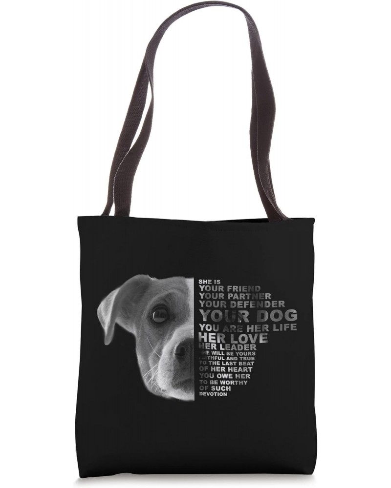 She Is Your Friend Your Partner Your Dog Jack Russell Tote Bag $13.19 Totes