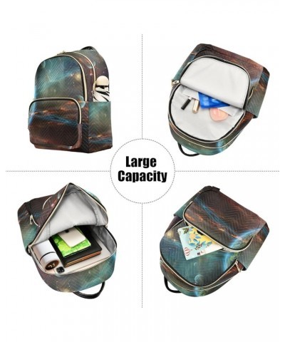 Universe Planets Fashion Travel Backpack for Women Multi Pockets Lightweight Purse for Women-M Multicolor Small $20.29 Backpacks