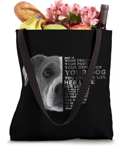 She Is Your Friend Your Partner Your Dog Jack Russell Tote Bag $13.19 Totes