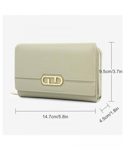 Fashion Women's Long Purses Multi-Pocket Zipper Wallets Everyday Carry All-match Soft PU Leather Clutch Bag Classic Vegan Car...