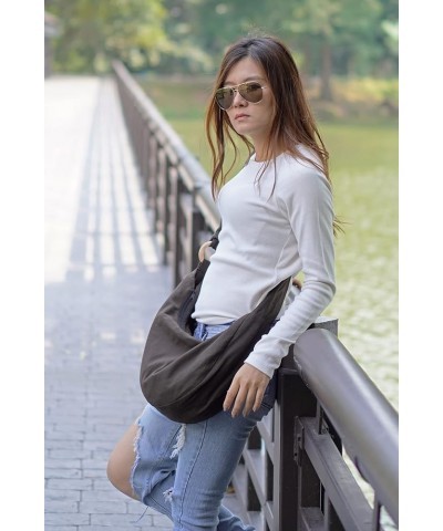 Women's Crossbody Handbags Hippie bag Hobo Bags for Women Shoulder Sling Bag Hippie Tote Bag Hippie Purse Chocolate $13.79 Sh...