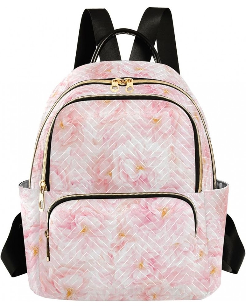 Travel Backpack Purse for Women Fashion Anti-theft Work Casual Pink Cherry Blossom Daypack Shoulder Bag Medium Size Medium $2...