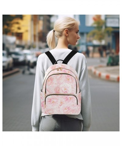 Travel Backpack Purse for Women Fashion Anti-theft Work Casual Pink Cherry Blossom Daypack Shoulder Bag Medium Size Medium $2...