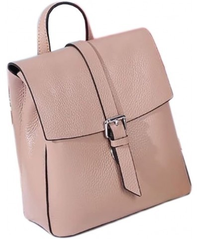 Women Bag Backpack Purse Travel Best Choice Genuine Leather Backpack Rucksack Casual Handbags Work Bag (Pink) Pink $43.19 Bac...