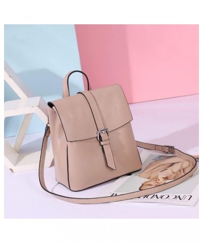 Women Bag Backpack Purse Travel Best Choice Genuine Leather Backpack Rucksack Casual Handbags Work Bag (Pink) Pink $43.19 Bac...