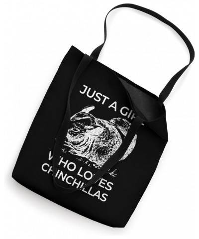 Chinchilla Animal Just a Girl Who Loves Chinchillas Tote Bag $13.28 Totes