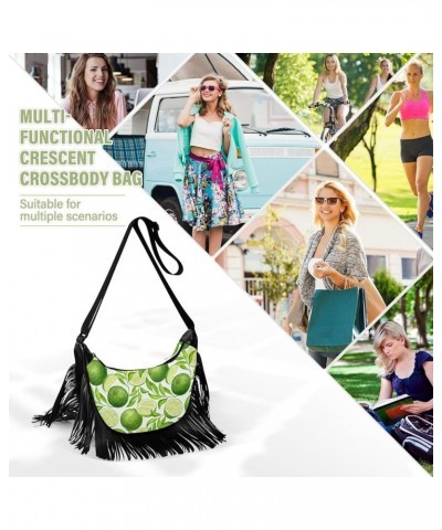 Women Fringe Tassel Cross Body Bag Leisure Shoulder Bag Color104 $13.23 Crossbody Bags