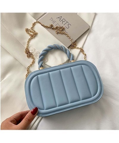 Autumn small square bag for women's crossbody bag, mobile phone bag, shoulder bag Blue $11.85 Shoulder Bags