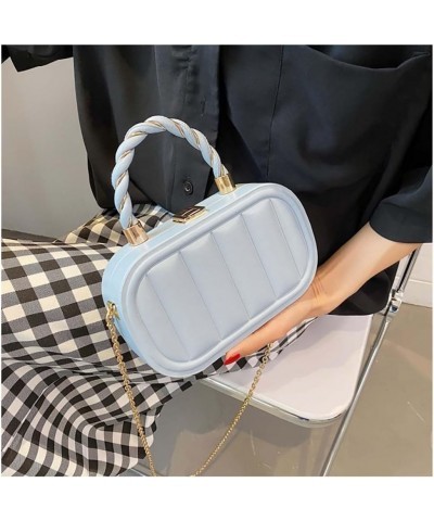 Autumn small square bag for women's crossbody bag, mobile phone bag, shoulder bag Blue $11.85 Shoulder Bags