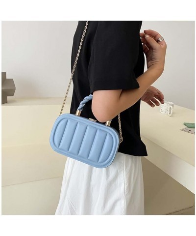 Autumn small square bag for women's crossbody bag, mobile phone bag, shoulder bag Blue $11.85 Shoulder Bags