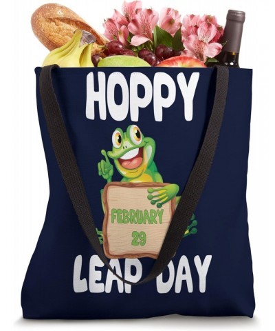 Funny Frog Hoppy Leap Day February 29 Birthday Leap Year Tote Bag $12.76 Totes