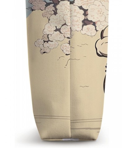 Blossom Sumo Painting Tribute to Japan National Sport Tote Bag $10.34 Totes