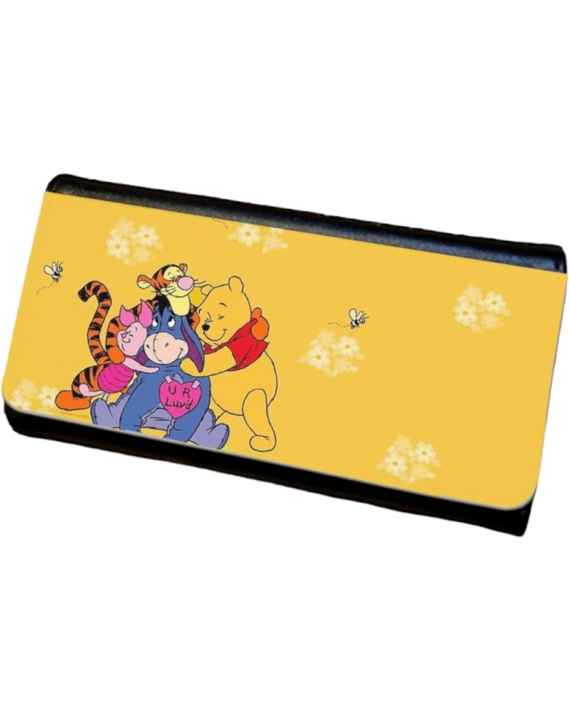 Cartoon Bear and Friends Design Leather Womens Tri Fold Wallet $16.07 Wallets