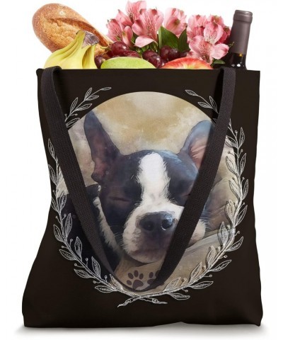 Boston Terrier Lover Dog Moms Tote Bag $13.56 Totes