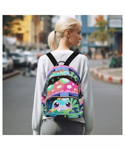 Mini Backpack Purse for Women, Frog Mushroom Black Travel Bag Casual Daypack Shoulder Bag Small $15.68 Backpacks