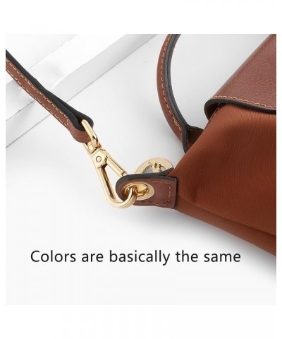 Leather Purse Strap Replacement Crossbody Adjustable Shoulder Strap Suitable for L ongchamp Le Pliage Handbag Tote Bag Carrot...