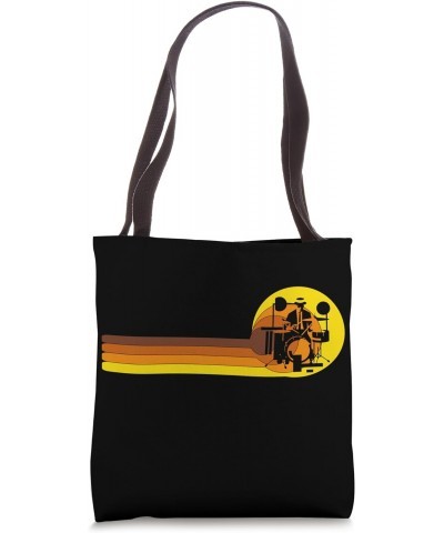 Drummer drums accessories drummer music Vintage 70s drummer Tote Bag $13.72 Totes