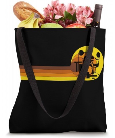 Drummer drums accessories drummer music Vintage 70s drummer Tote Bag $13.72 Totes