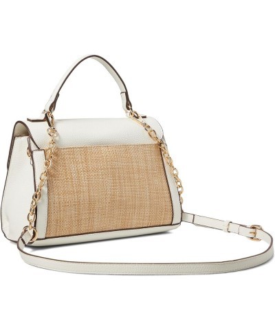 Straw Top Handle Satchel Anne White/Straw $33.42 Handbags