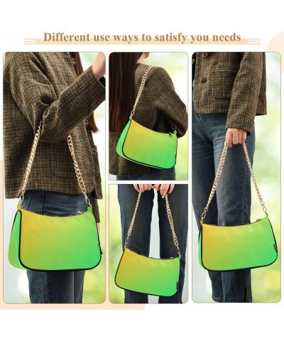 Hobo Bags for Women Red Green Tote Purses Small Handbags with Chain 20881 Spring Green Gold $15.59 Totes