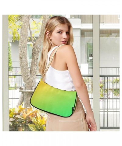 Hobo Bags for Women Red Green Tote Purses Small Handbags with Chain 20881 Spring Green Gold $15.59 Totes