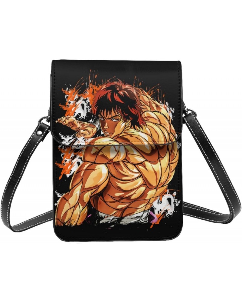 Anime Baki The Grappler Small Cell Phone Purse Woman'S Fashion Small Mini Shoulder Bag Crossbody Bags 7.5x5.3 Inches $18.75 C...