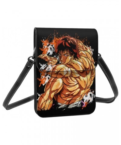 Anime Baki The Grappler Small Cell Phone Purse Woman'S Fashion Small Mini Shoulder Bag Crossbody Bags 7.5x5.3 Inches $18.75 C...