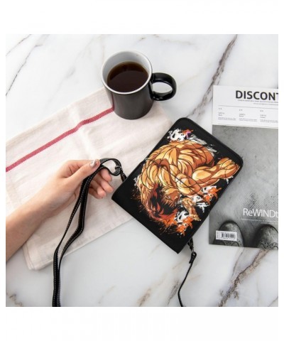 Anime Baki The Grappler Small Cell Phone Purse Woman'S Fashion Small Mini Shoulder Bag Crossbody Bags 7.5x5.3 Inches $18.75 C...