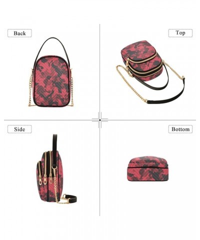 Ethnic Graffiti Crossbody Bags for Women Small Shoulder with Detachable Straps, Shoulder Handbags for Ladies Camouflage Style...