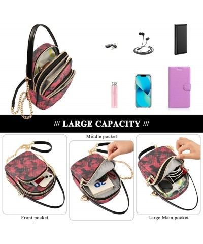 Ethnic Graffiti Crossbody Bags for Women Small Shoulder with Detachable Straps, Shoulder Handbags for Ladies Camouflage Style...