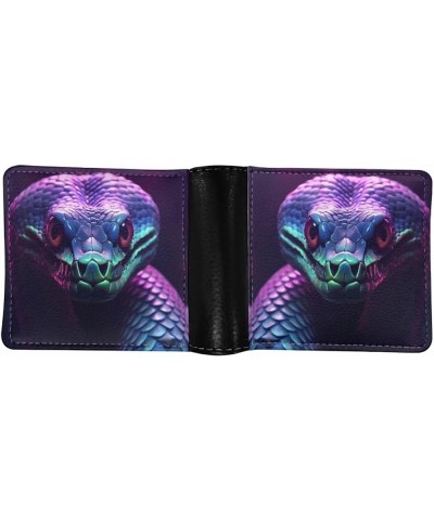 Cool Neon Tiger Wallet Card Holder Small Men Women Stylish Clutch Credit Card Cash Holder Coin Purse Foldable Bag Slim Leathe...