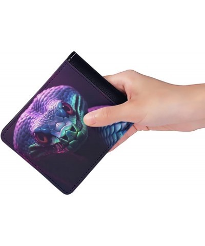 Cool Neon Tiger Wallet Card Holder Small Men Women Stylish Clutch Credit Card Cash Holder Coin Purse Foldable Bag Slim Leathe...