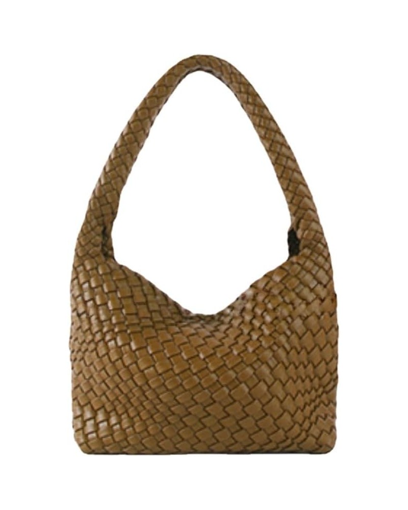 Handmade Woven bag Underarm Bag Women's Bag Handbag Shoulder Bag Solid Color Casual Cute Brown $35.47 Totes