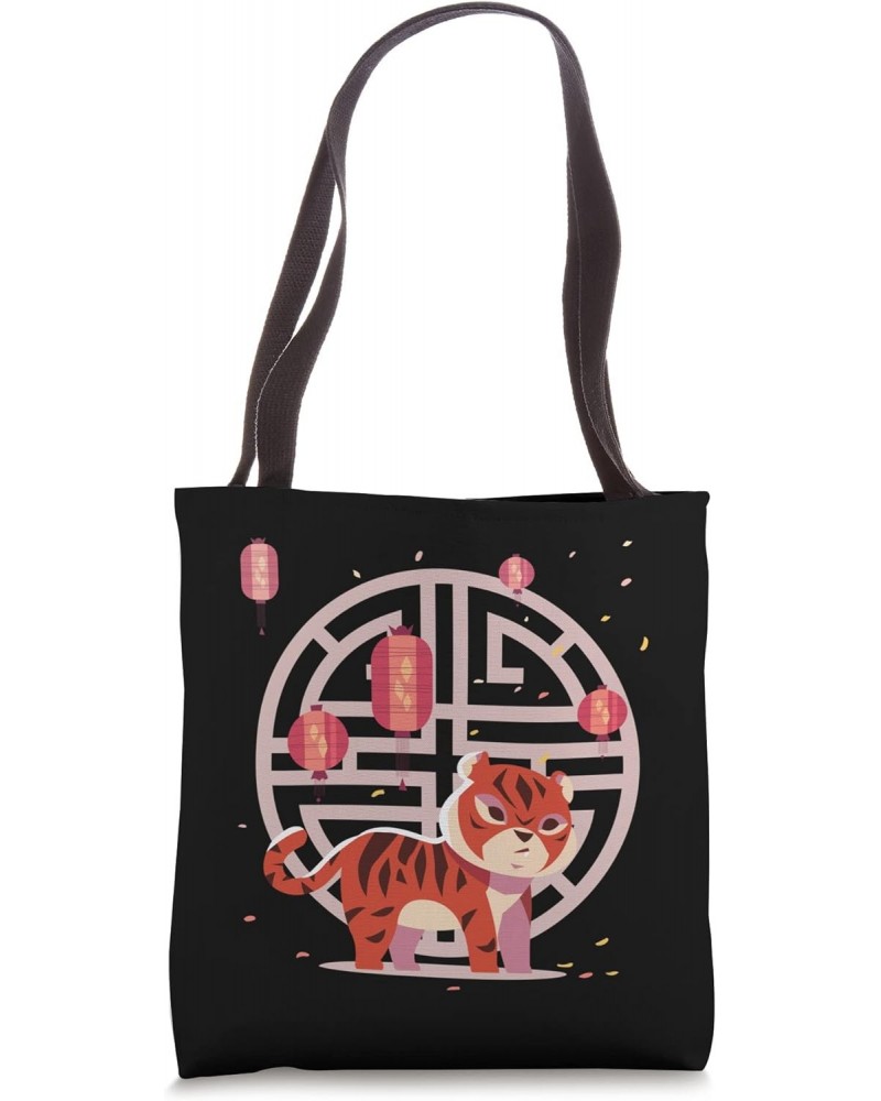 Happy Chinese New Year 2022 Year of The Bengal Tiger Animal Tote Bag $10.34 Totes