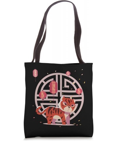 Happy Chinese New Year 2022 Year of The Bengal Tiger Animal Tote Bag $10.34 Totes