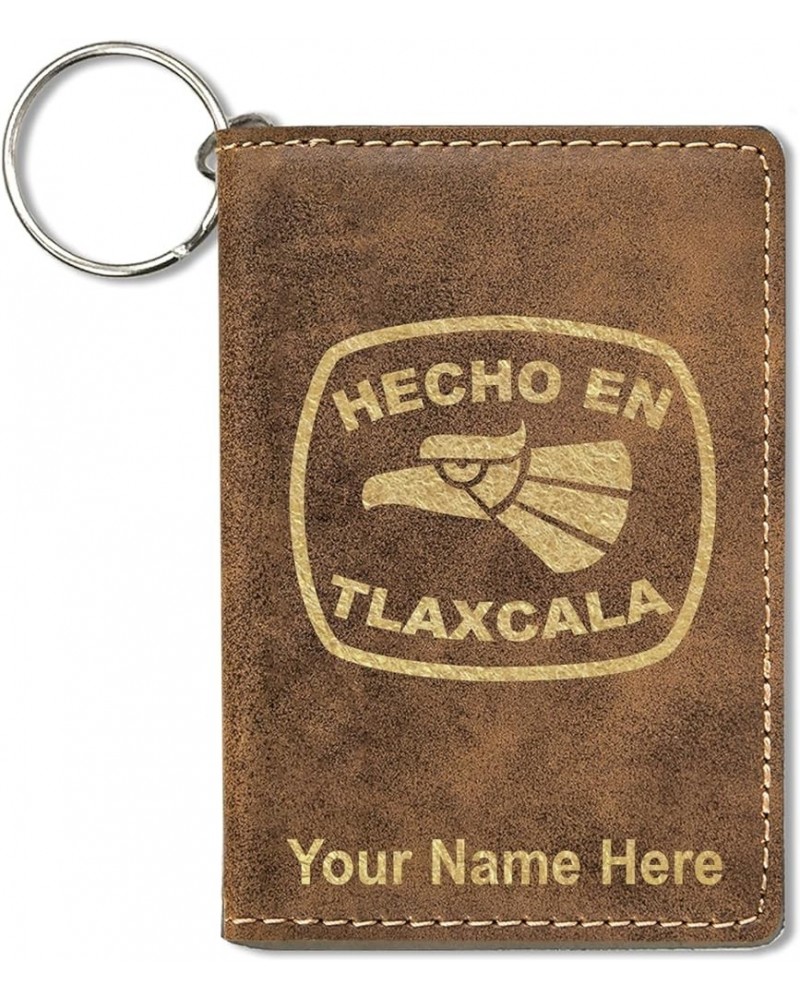 ID Holder Wallet, Hecho en Tlaxcala, Personalized Engraving Included (Rustic) Rustic $13.72 Wallets