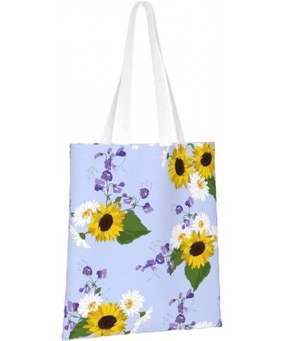 Sunflowers Single Shoulder Fashion Canvas Tote Shopping Bags Handbags For Men And Women Sunflowers14 $10.73 Totes