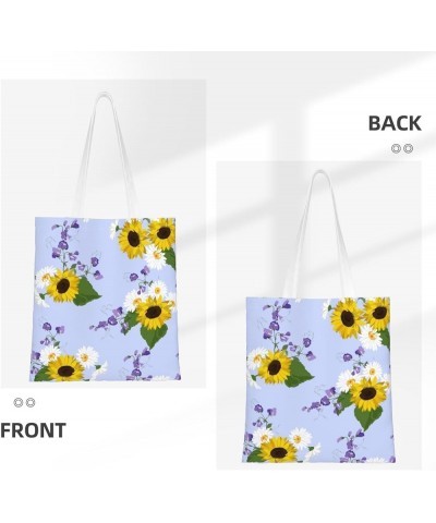 Sunflowers Single Shoulder Fashion Canvas Tote Shopping Bags Handbags For Men And Women Sunflowers14 $10.73 Totes