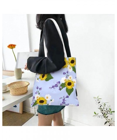 Sunflowers Single Shoulder Fashion Canvas Tote Shopping Bags Handbags For Men And Women Sunflowers14 $10.73 Totes