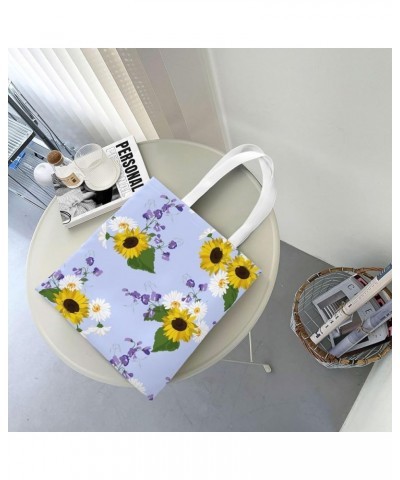 Sunflowers Single Shoulder Fashion Canvas Tote Shopping Bags Handbags For Men And Women Sunflowers14 $10.73 Totes