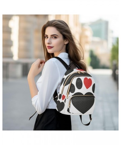 Backpack Purse for Women Pet Paw, Mini Fashion Backpack Valentine's Day Lightweight Casual Daypack Shoulder Bag Travel Backpa...