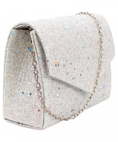 Evening Bag Women Rhinestone Envelope Clutch Purse Wedding Party Handbags,Light Grey X-white $14.35 Evening Bags