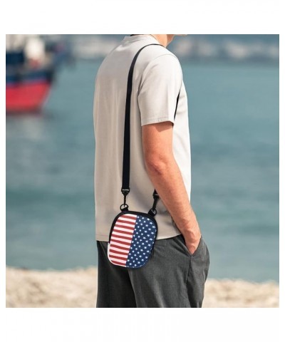 Crossbody Bag Women Men Kids Teens Cross Body Bag Messenger Bags Shoulder Bag American Flag $11.39 Totes