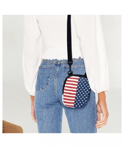 Crossbody Bag Women Men Kids Teens Cross Body Bag Messenger Bags Shoulder Bag American Flag $11.39 Totes