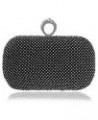 Rhinestone Evening Clutch Black $17.20 Evening Bags