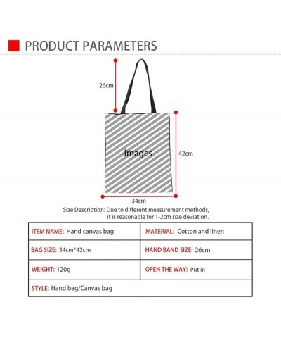 Canvas Bags Reusable Grocery Bags Women's Shoulder with Inner Pockets Multicolor $13.43 Shoulder Bags