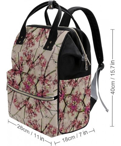 Solar System Backpack Work Business, Travel Rucksack Daypack for Adults Women, Handbag,Black Floral Pattern $28.08 Backpacks