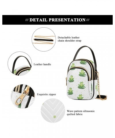 Joko lvery Frog Dot Cross Body Purse Crossbody Bags Chain Shoulder Bag Handbag for Work Women Gifts $9.90 Crossbody Bags