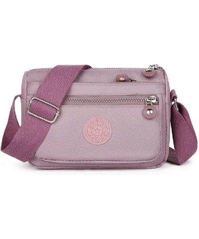 Women's Print Shoulder Bag Zipper Casual Coin Purse Pink $14.04 Shoulder Bags